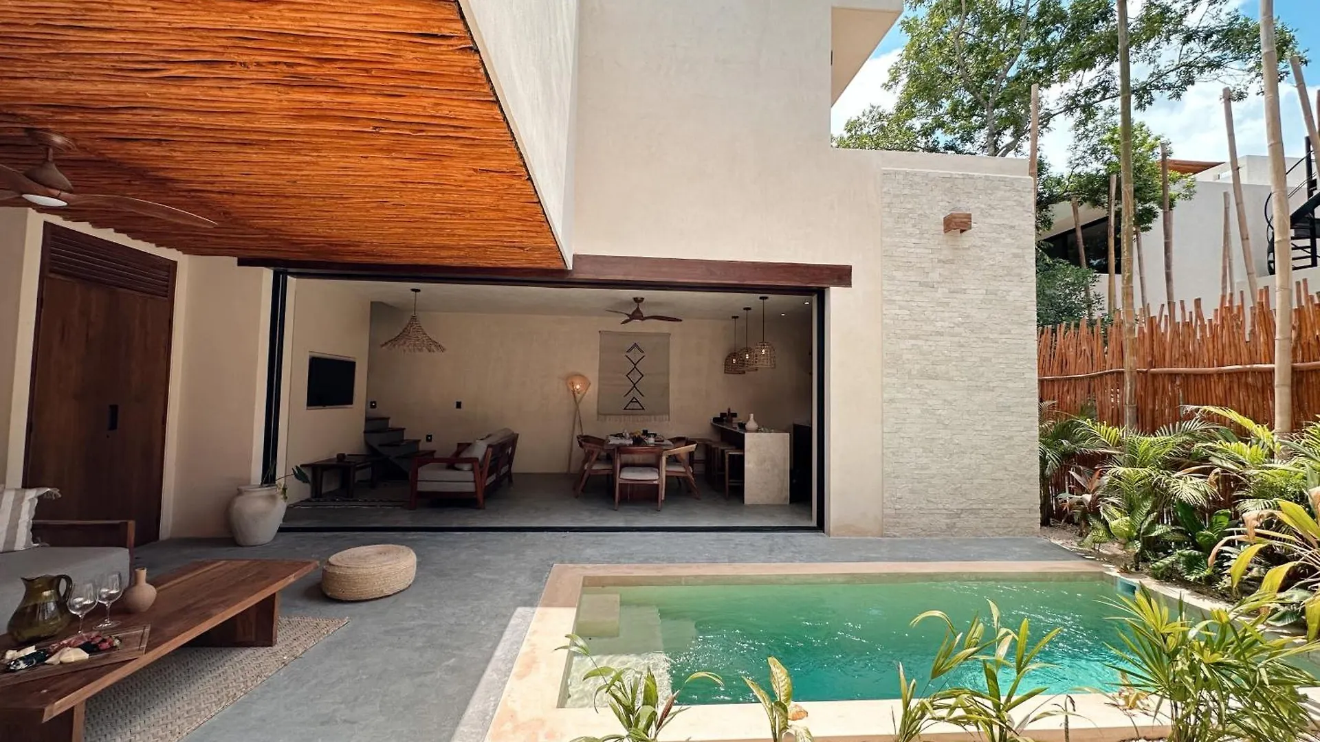 2 Private Pools & Bbq Apartment Tulum Mexico